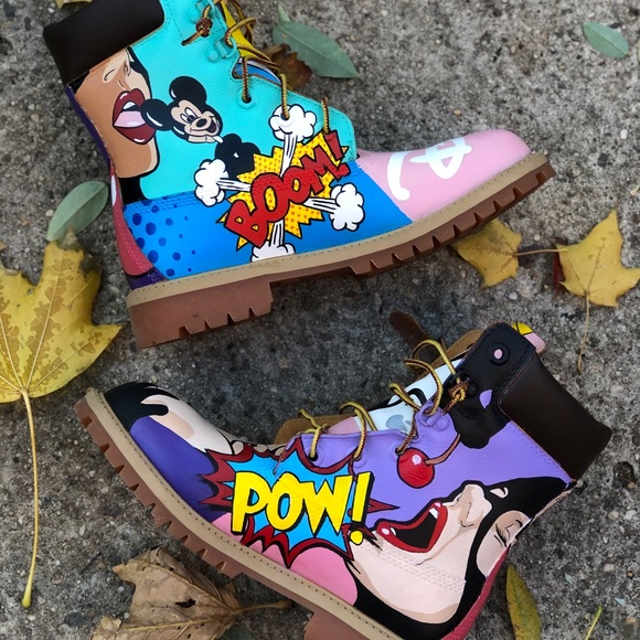 Custom 9” timberland Boots - Picture 2 of 4